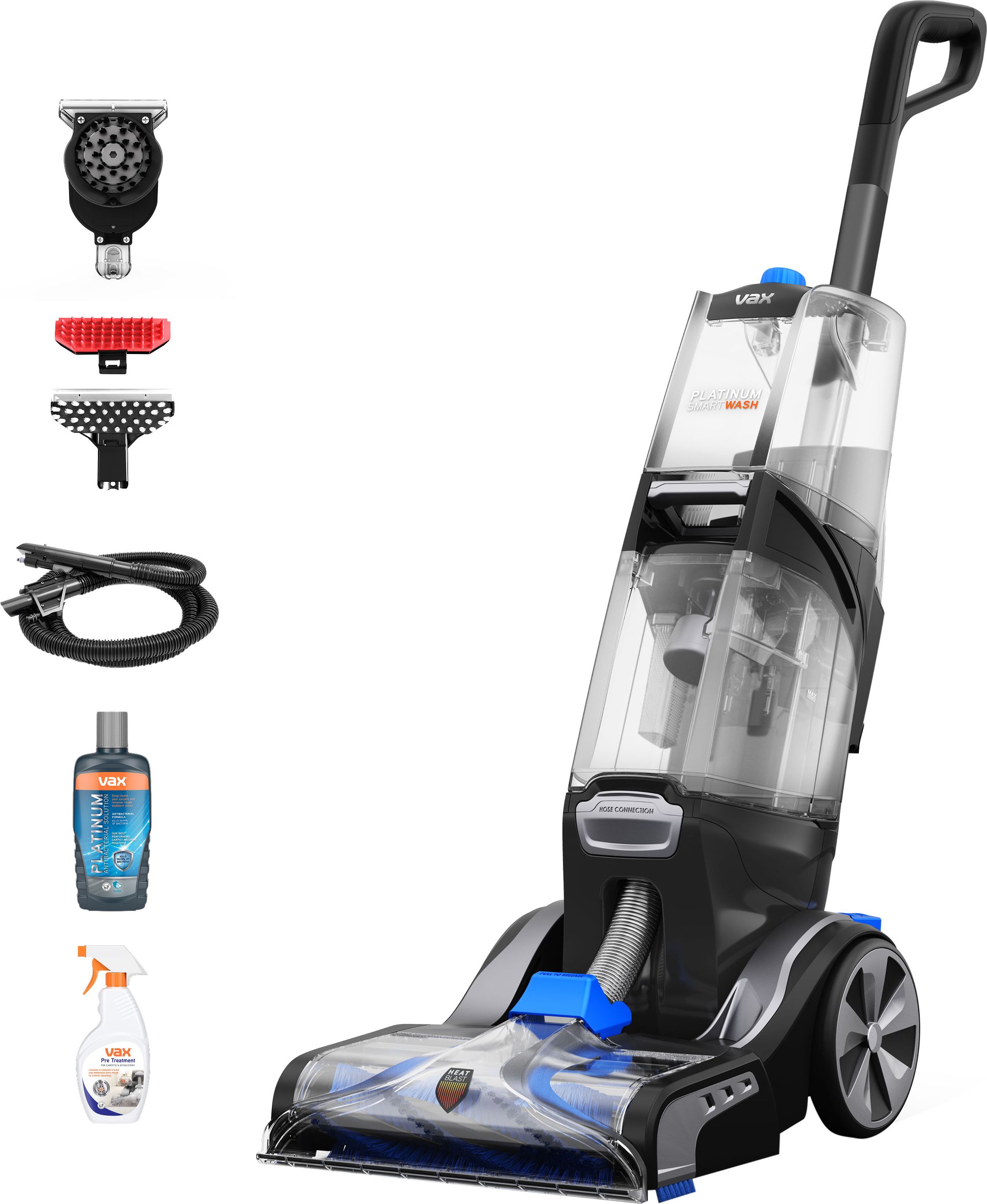 Image of Vax Platinum Smartwash CDCW-SWXS Carpet Cleaner, Silver