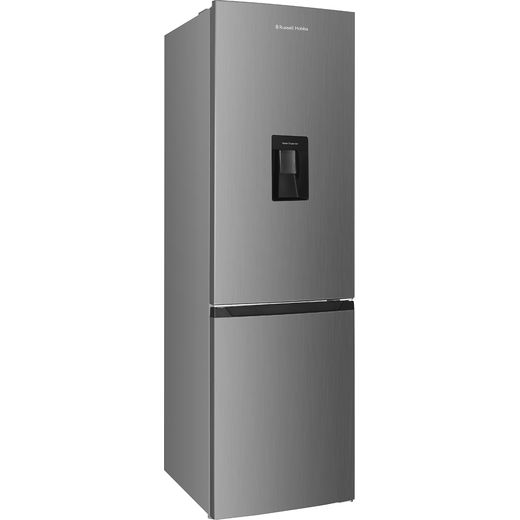 Russell Hobbs RH181TNF552E1SSWD 181cm 60/40 Frost Free Fridge Freezer with Door-on-door - Stainless Steel - Right perpsective shot