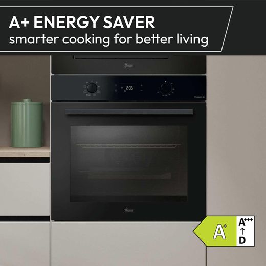 Hoover Collection 3 HO6 H3AT1ATB Built In Electric Single Oven - Black - Annotation - Energy saver