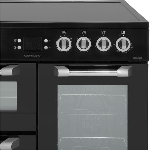 Leisure Cuisinemaster CS90C530K 90cm Electric Range Cooker with Ceramic Hob - Black