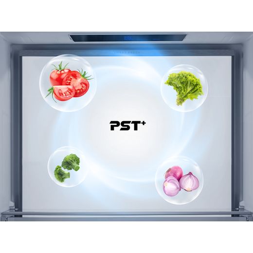 Midea Insta Fit Master American Fridge Freezer - Midnight Glass - PST shot