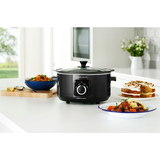 Morphy Richards Evoke Sear And Stew 460012 3.5 Litre Slow Cooker - Black