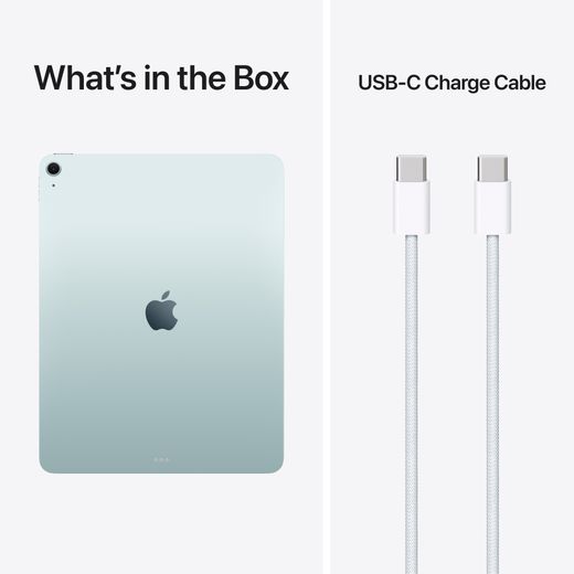 Apple iPad Air " WiFi - Blue - Annotation - whats in the box