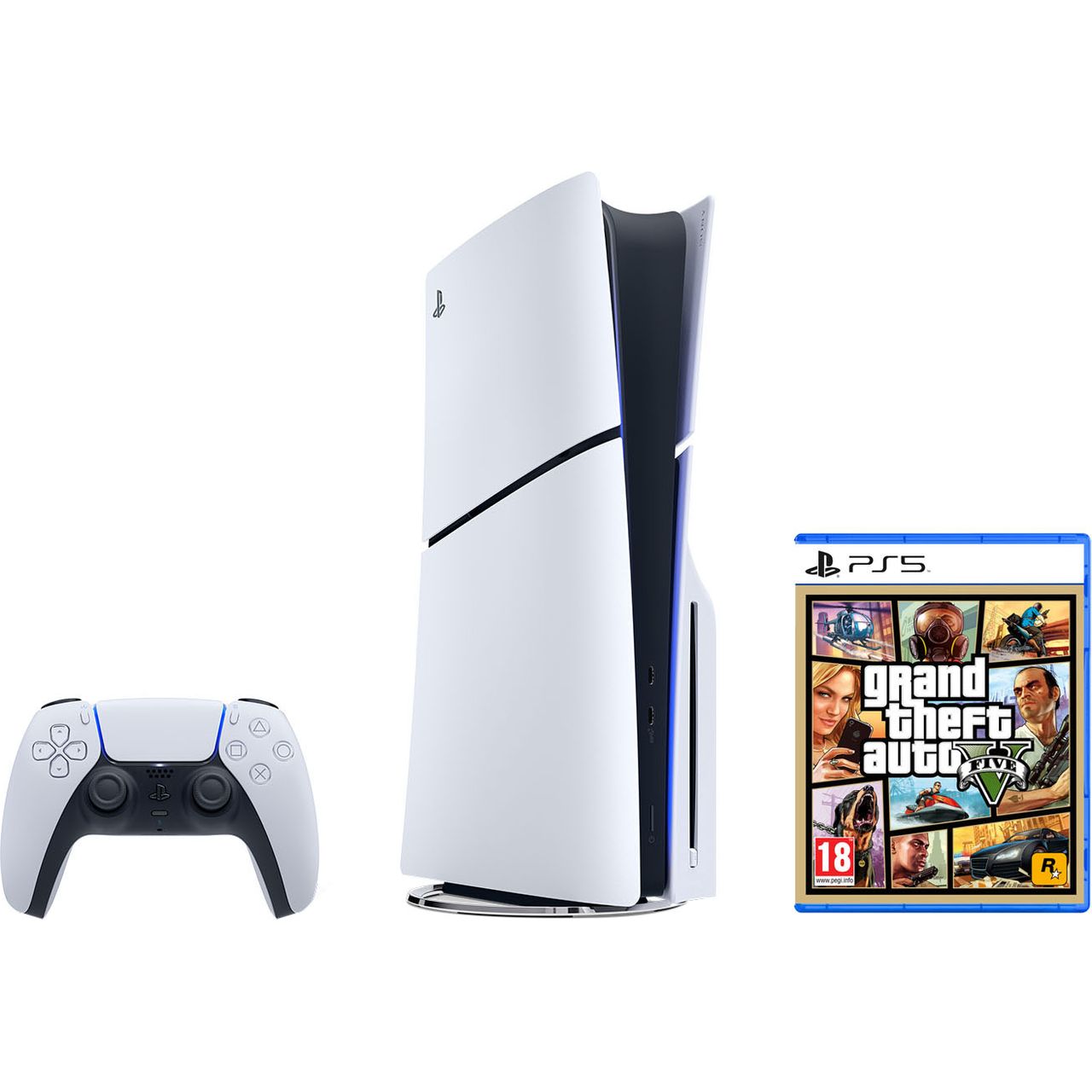 PS4Pro ホワイト GTA5付き ソニー・インタラクティブエンタテインメント PS4 Pro グレイシャー