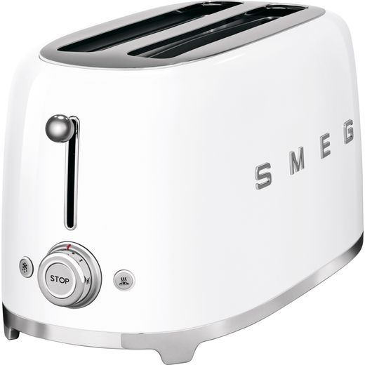 Smeg 50's Retro TSF02WHUK 4 Slice Toaster - White