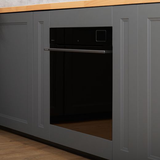 Hisense Hi8 BlackLine BAS6AH8BUKWF Wifi Connected Built In Electric Single Oven - Jet Black - Oven in kitchen