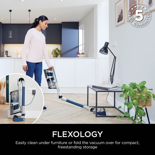 Shark Cordless Vacuum Cleaner - Blue Metallic - Annotation - Flexology