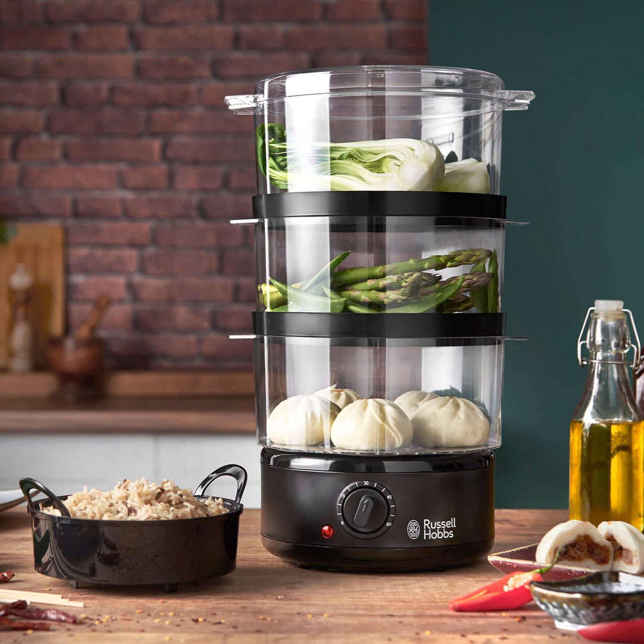 お気にいる Kitchen Hobbs Russell Collection 26530_BK | steamer mini 調理器具