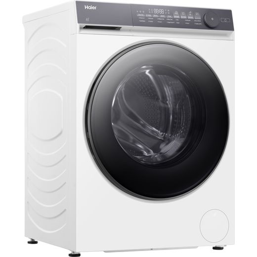Haier X7 HW100-B14367U-UK 10kg Washing Machine with 1400 rpm - White - Right perspective shot