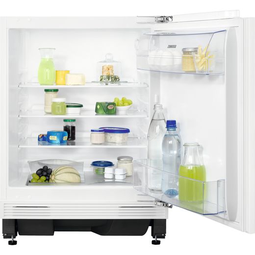 Zanussi ZXAE82FR Integrated Under Counter Fridge - Fixed Door Fixing Kit - White - F Rated