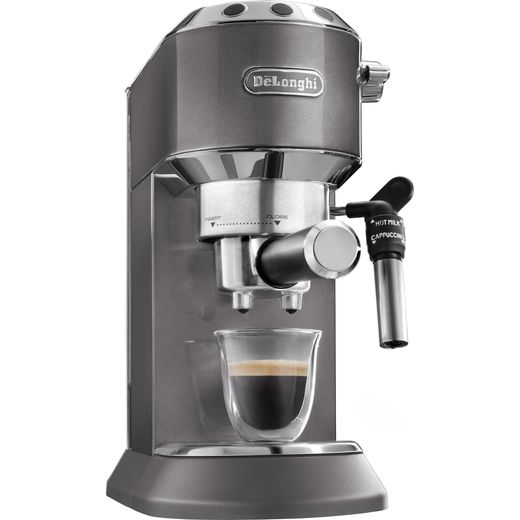 De'Longhi Dedica Metallics Collection EC785.GY Espresso Coffee Machine - Grey