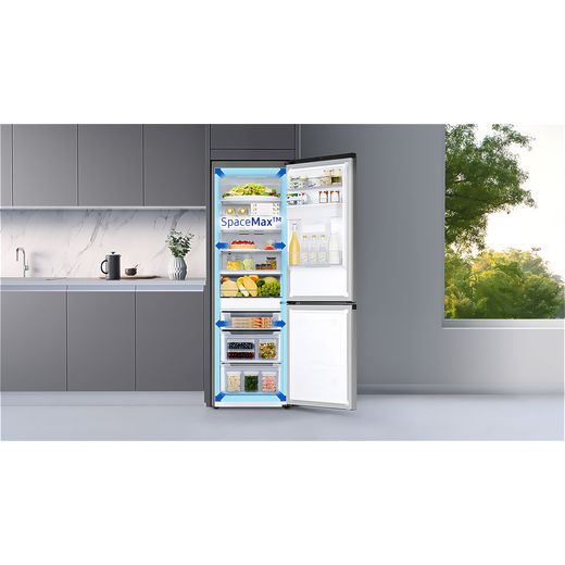 Samsung Series 6 70/30 Total No Frost Fridge Freezer - Black - Annotation - Space max shot