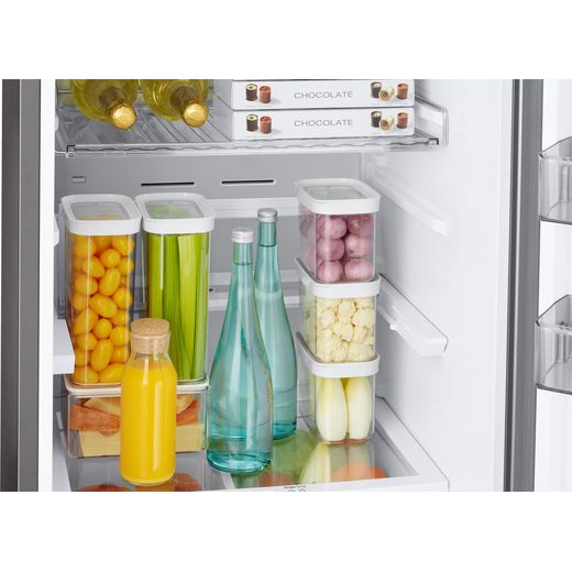Samsung Frost Free Fridge Freezer - Black - Inside shot