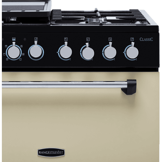 Rangemaster Classic 60 Dual Fuel Cooker - Cream / Chrome