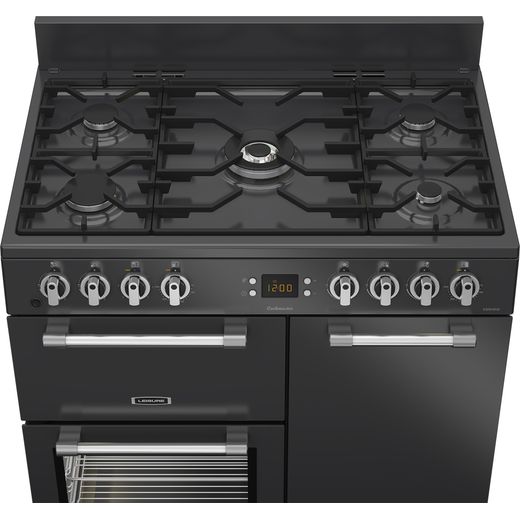 Leisure Cookmaster 90cm Dual Fuel Range Cooker - Anthracite - Perspective shot