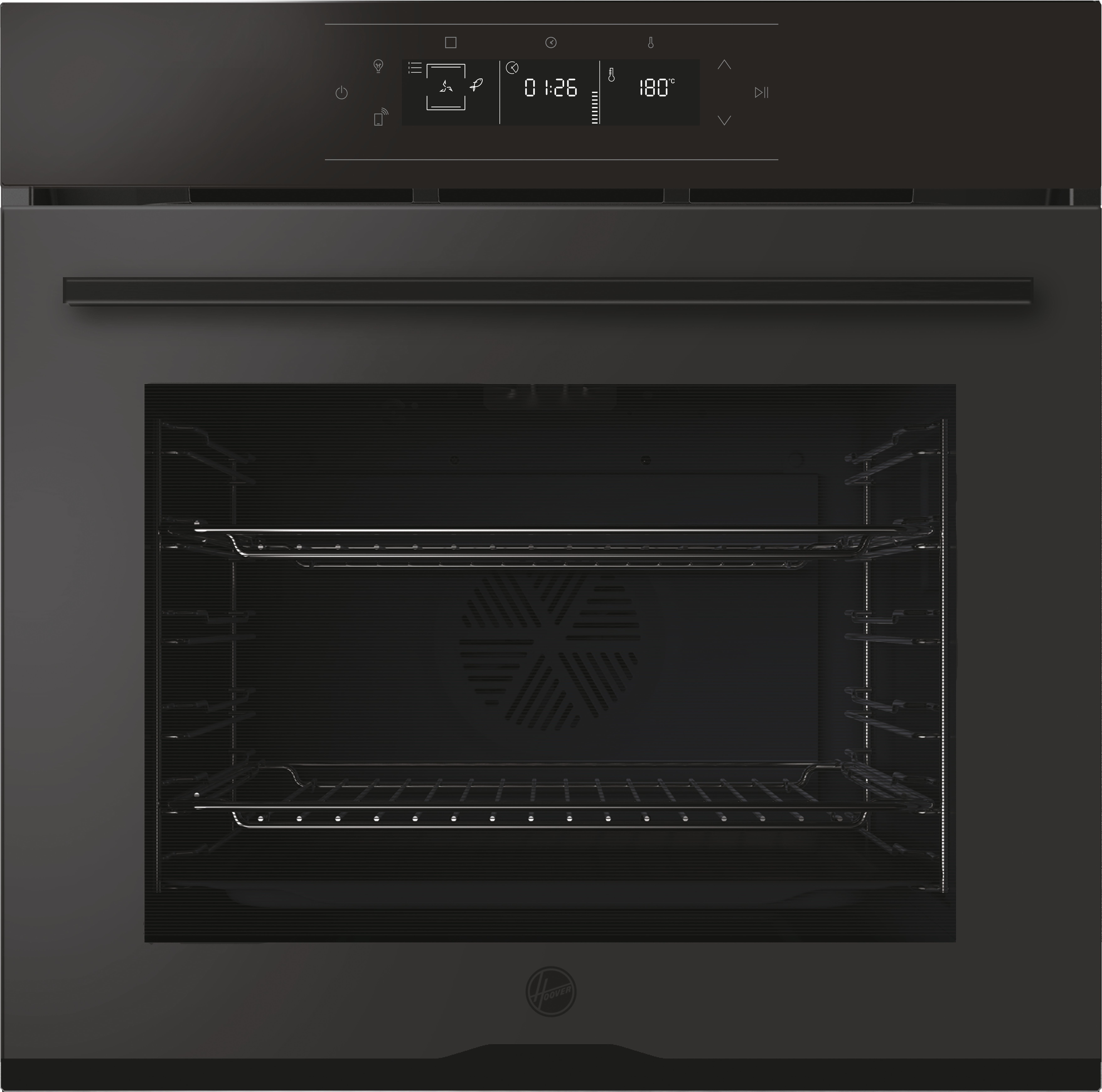 Hoover Built-in Electric Single Oven - HO6 M5G3YTB - 78 L - Black - Touch Control