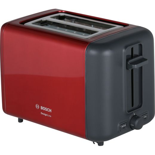 Bosch DesignLine TAT3P424DE Toaster mit BrötchenAufsatz und Stopp