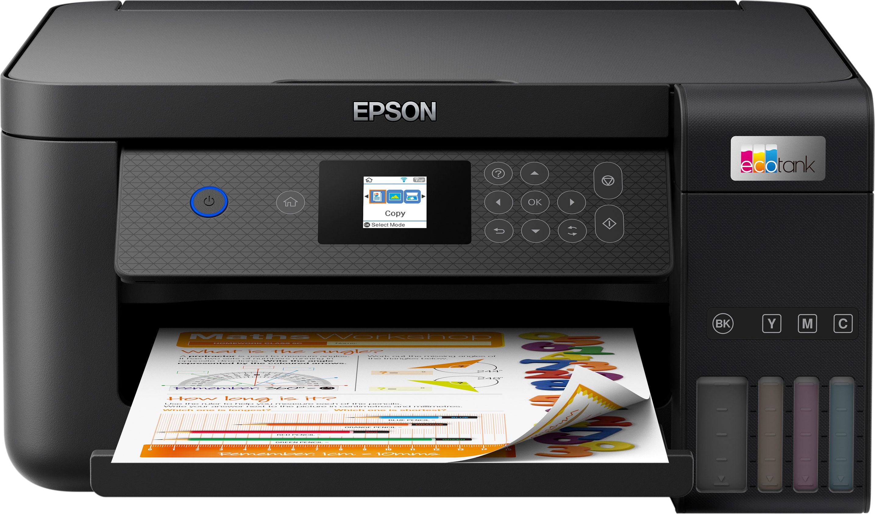 Epson EcoTank ET-2850 Inkjet All In One Wireless Printer - Black, Black