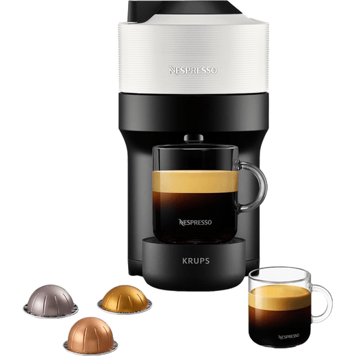 Nespresso by Krups Vertuo Pop XN920140 Pod Coffee Machine - White