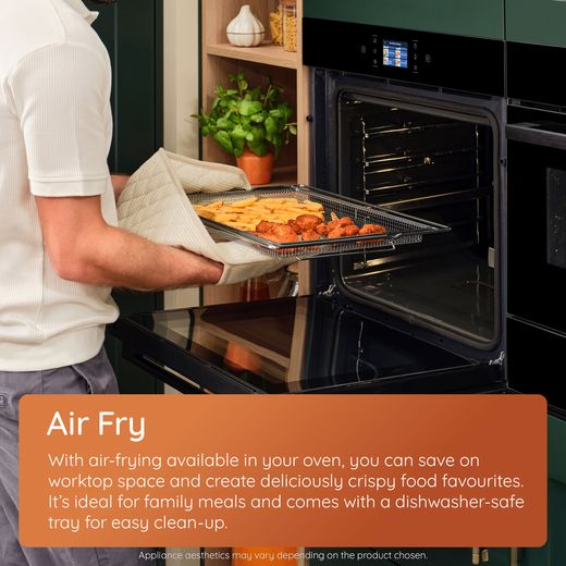 Hotpoint HOI6A8PT1SXUK Built In Electric Single Oven with Pyrolytic Cleaning - Stainless Steel - Annotation -  Air_Fry