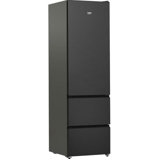 Beko HarvestFresh™ Fridge Freezer - Black - Right perspective