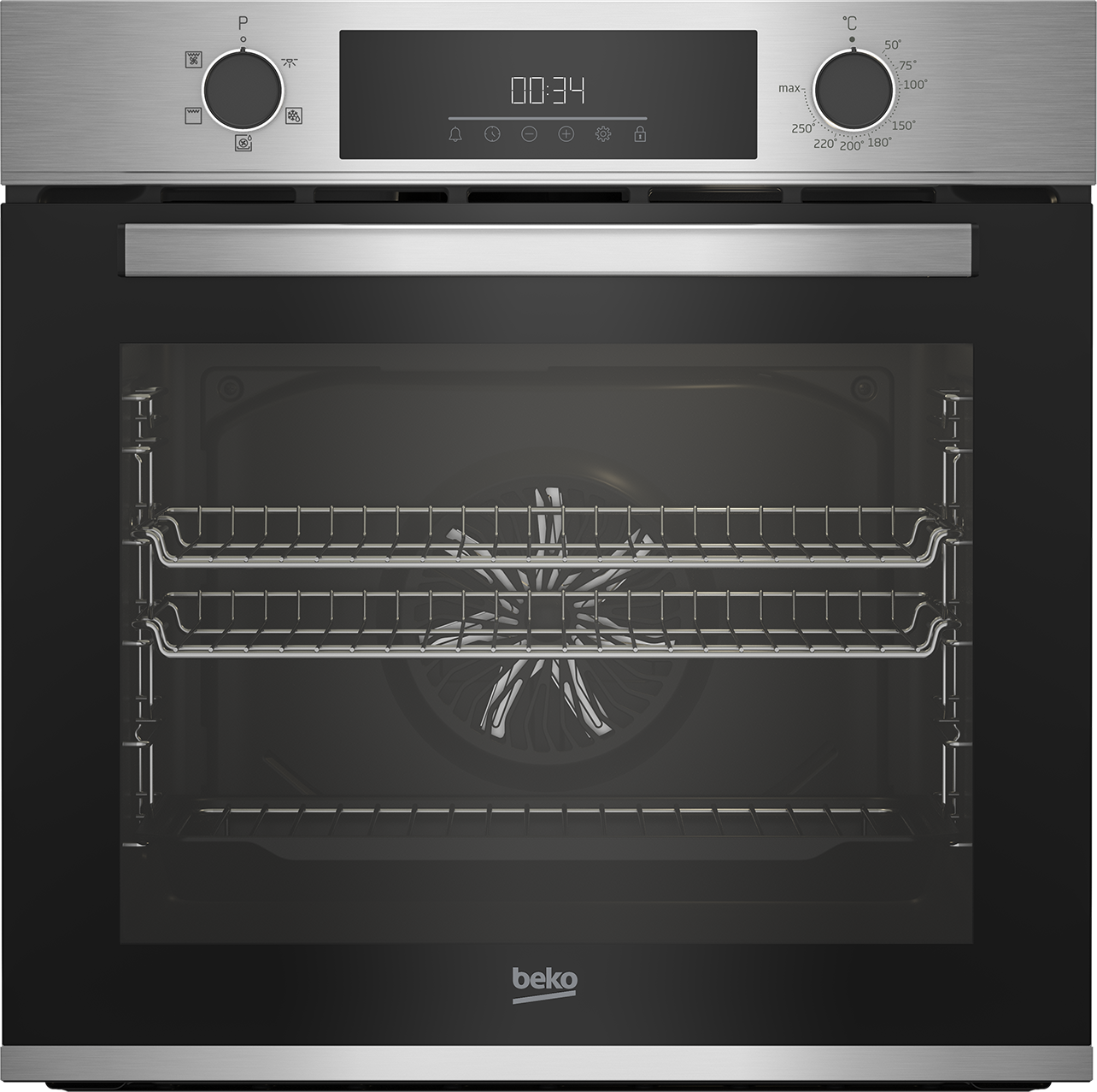 Beko AeroPerfect RecycledNet BBRIF22300X Built In Electric Single Oven - Stainless Steel - A Rated, Stainless Steel