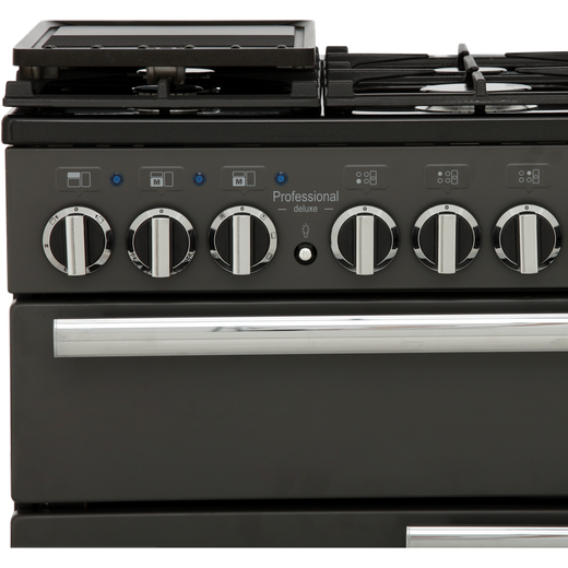 Rangemaster Professional Deluxe 90cm Dual Fuel Range Cooker - Slate