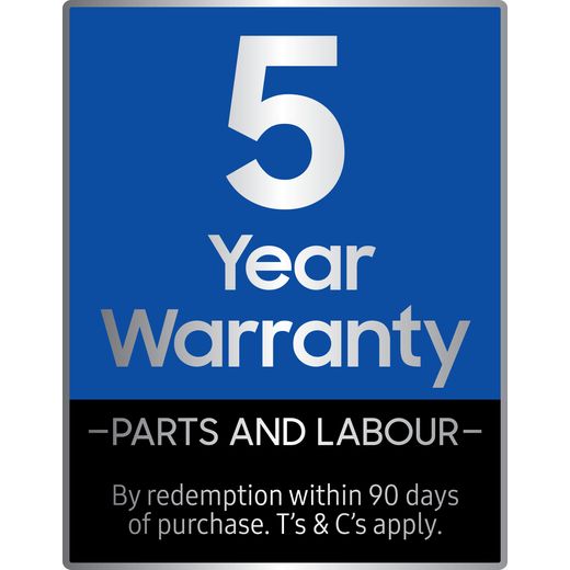Samsung Series 5 60/40 Total No Frost Fridge Freezer - Silver - Annotation - 5yr Warranty shot
