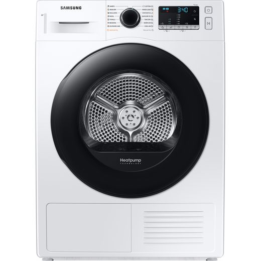 Samsung Series 5 OptimalDry™ DV90TA040AE 9Kg Heat Pump Tumble Dryer - White - A++ Rated