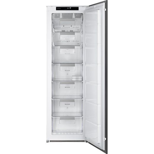 Smeg UKS8F174NF Integrated Frost Free Upright Freezer with Sliding Door Fixing Kit - F Rated