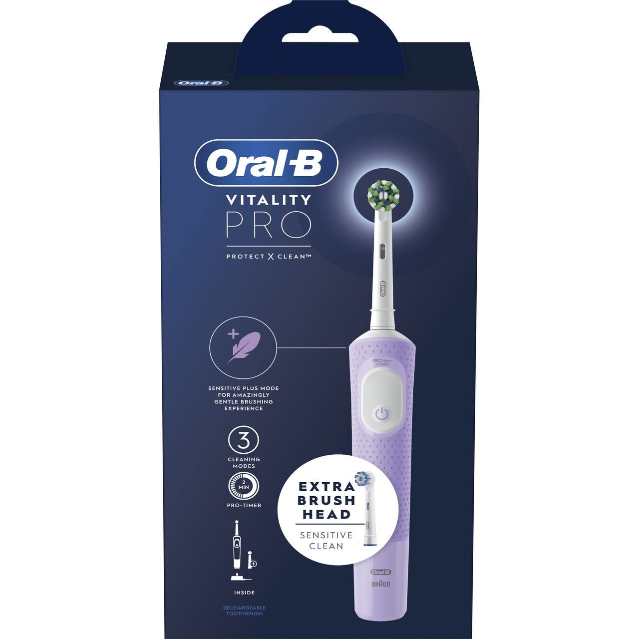 bagage Vakantie Noord Amerika Oral B Electric Toothbrush | Lilac | ORAD12PROCALI | ao.com