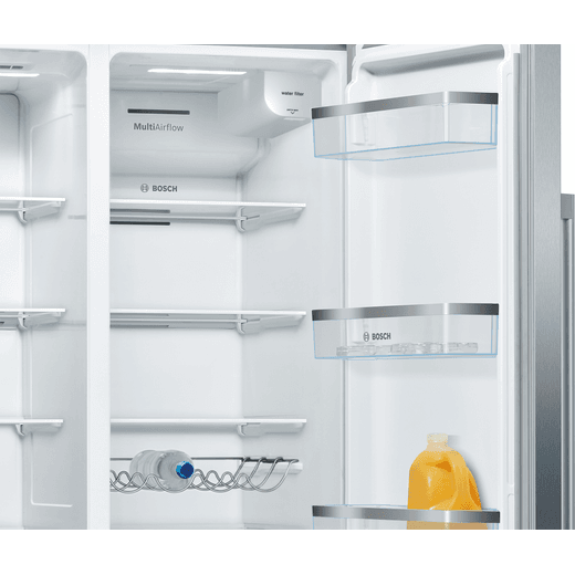 Bosch Fridge Freezer - Stainless Steel - Internal shot