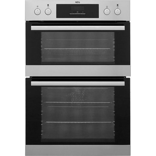 AEG DCB331010M Built In Electric Double Oven - Stainless Steel