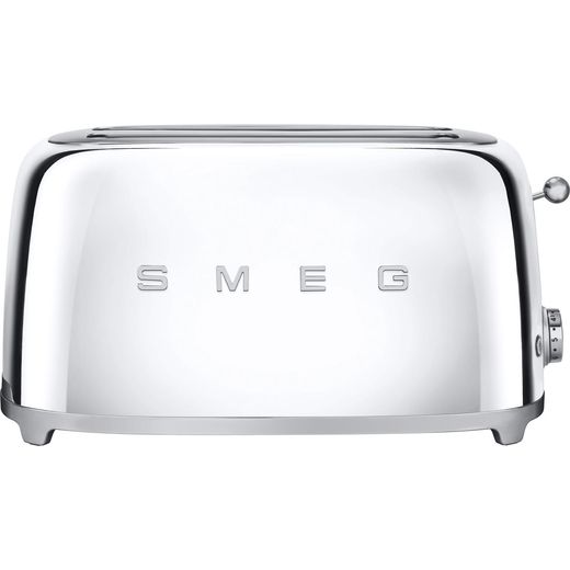 Smeg 50's Retro TSF02SSUK 4 Slice Toaster - Chrome