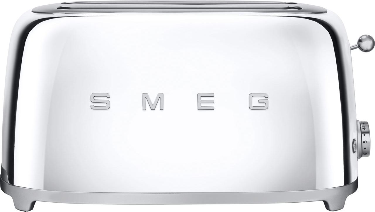 Smeg TSF02SSUK 4 Slice Toaster - Chrome