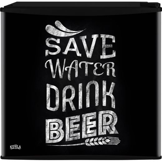Kuhla KTTF4BGB-1003 Mini Fridge with Ice Box - Save Water Drink Beer Design - F Rated