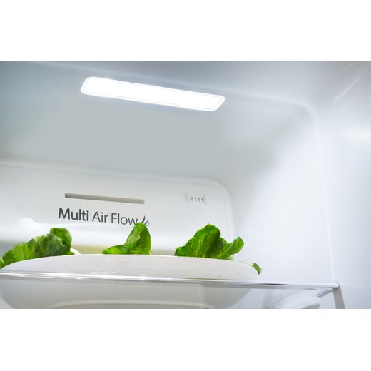Hisense American Fridge Freezer - Stainless Steel  - Close up inside shot