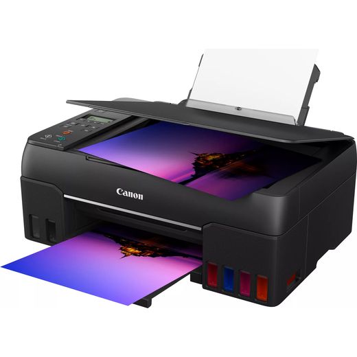 Canon PIXMA G650 Wireless Inkjet Printer - Black - Left perspective