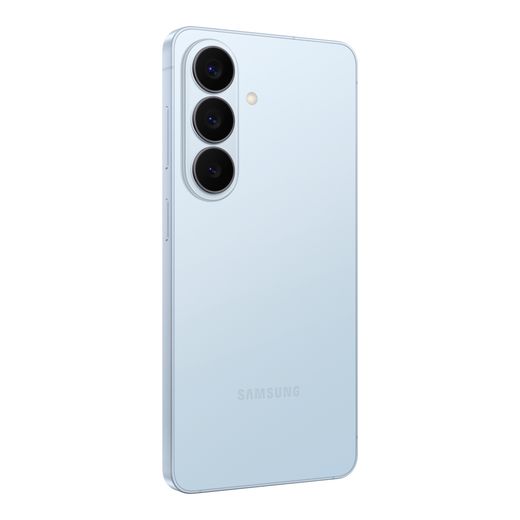 Samsung Galaxy S26 512GB Smartphone in Sky Blue - Back right perspective shot