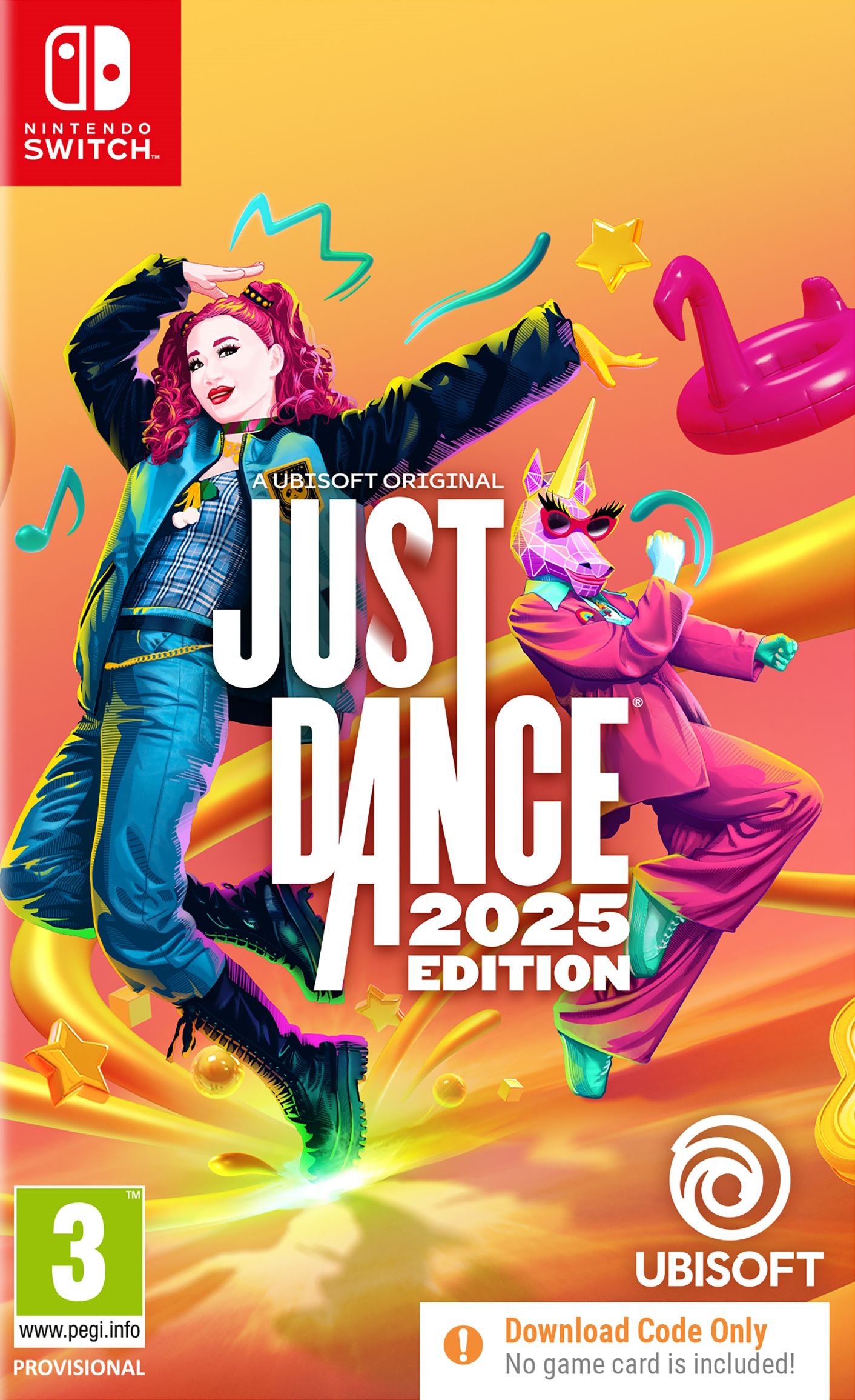 Image of Just Dance 2025 (Code in Box) for Nintendo Switch, White