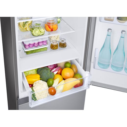 Samsung Frost Free Fridge Freezer - Silver - Inside drawer shot