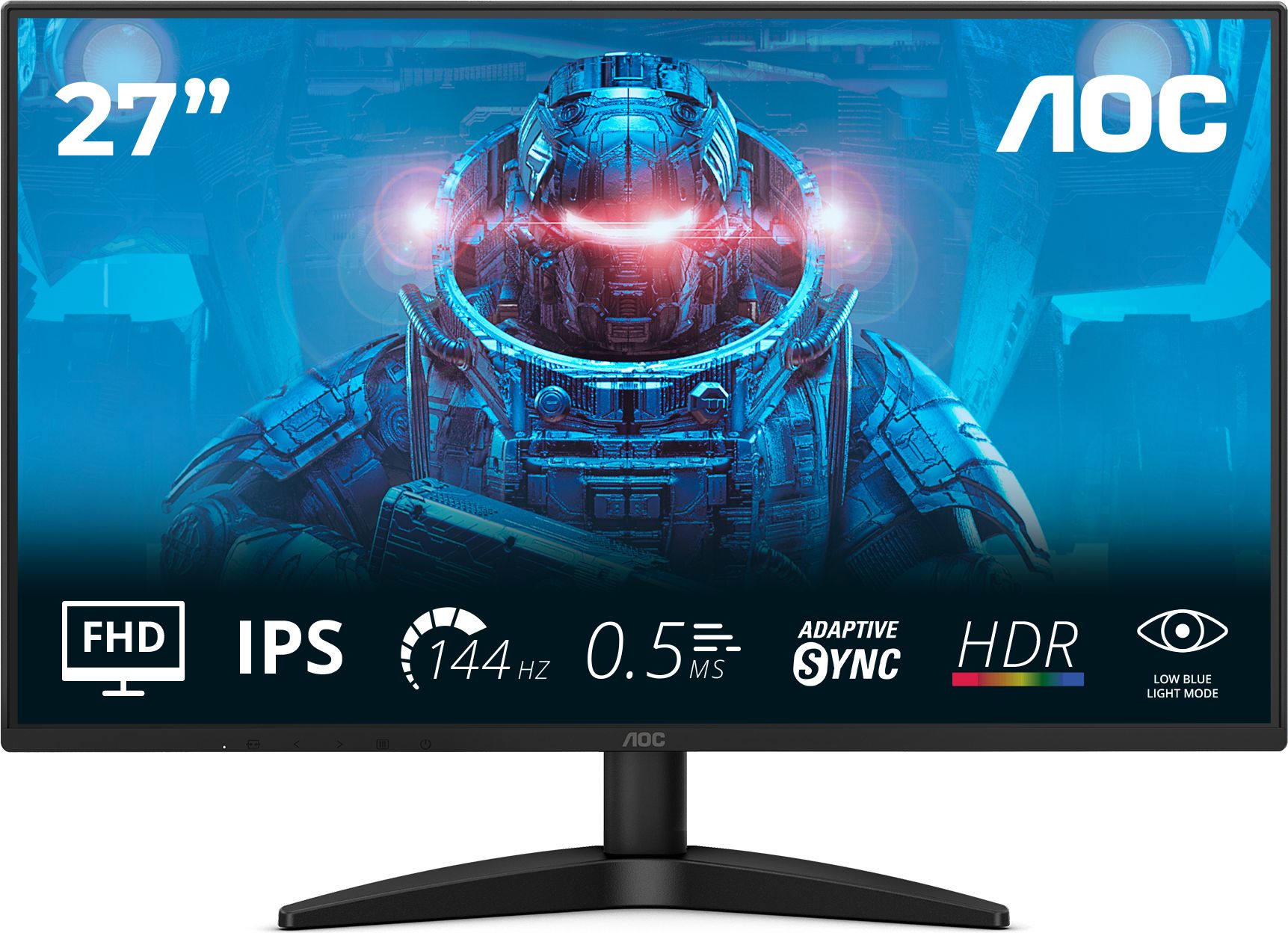 AOC B3 27B36X 27" Full HD 144Hz Monitor - Black, Black