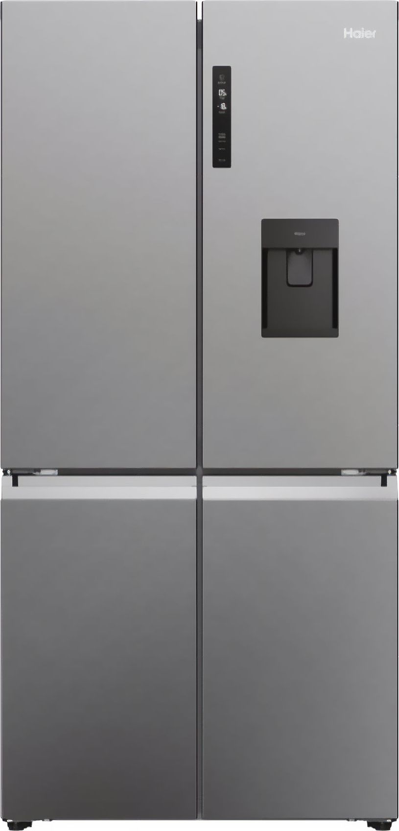 Haier American Fridge Freezer - Platinum Inox - Total No Frost - E Rated - 528L