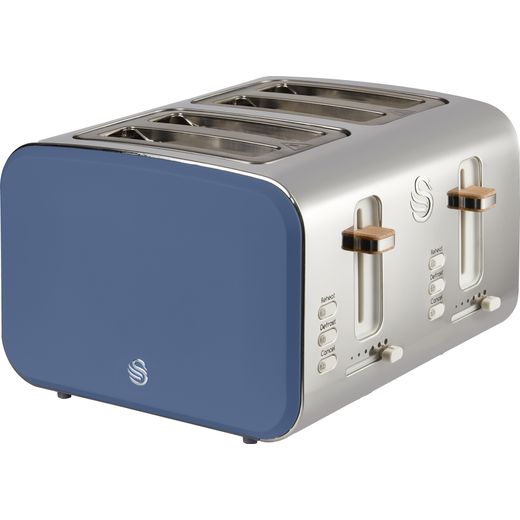 Swan Nordic ST14620BLUN 4 Slice Toaster - Blue