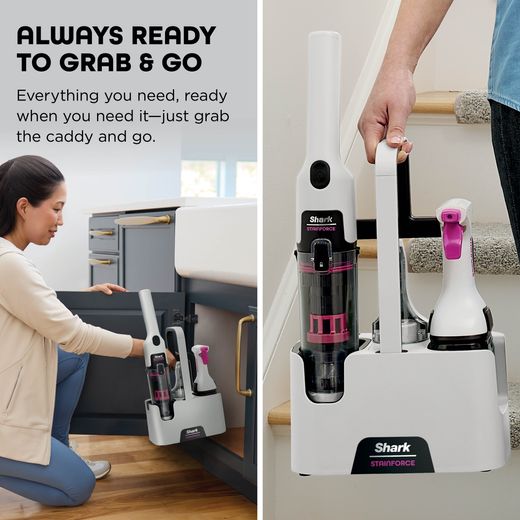 Shark HX100UKT Spot Cleaner White - Annotation - Always ready to grab and go shot
