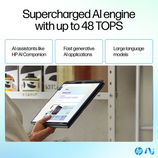 HP OmniBook Ultra Flip 14-fh0006na OLED 14" 2-in-1 Laptop - Intel® Core™ Ultra 7, 1TB SSD, 16 GB RAM - Grey - Annotation - AI engine