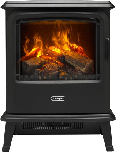Dimplex Bayport BYP20 Log Effect Electric Stove With Remote Control - Black