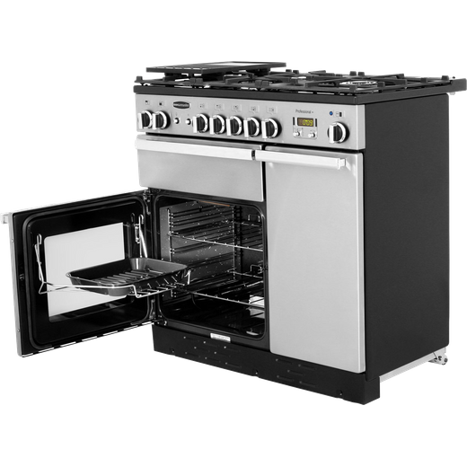 Rangemaster Professional Plus Gas Range Cooker - Stainless Steel 