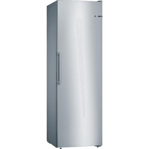 Bosch Serie 4 GSN36VLFPG Frost Free Upright Freezer - Stainless Steel Effect - F Rated