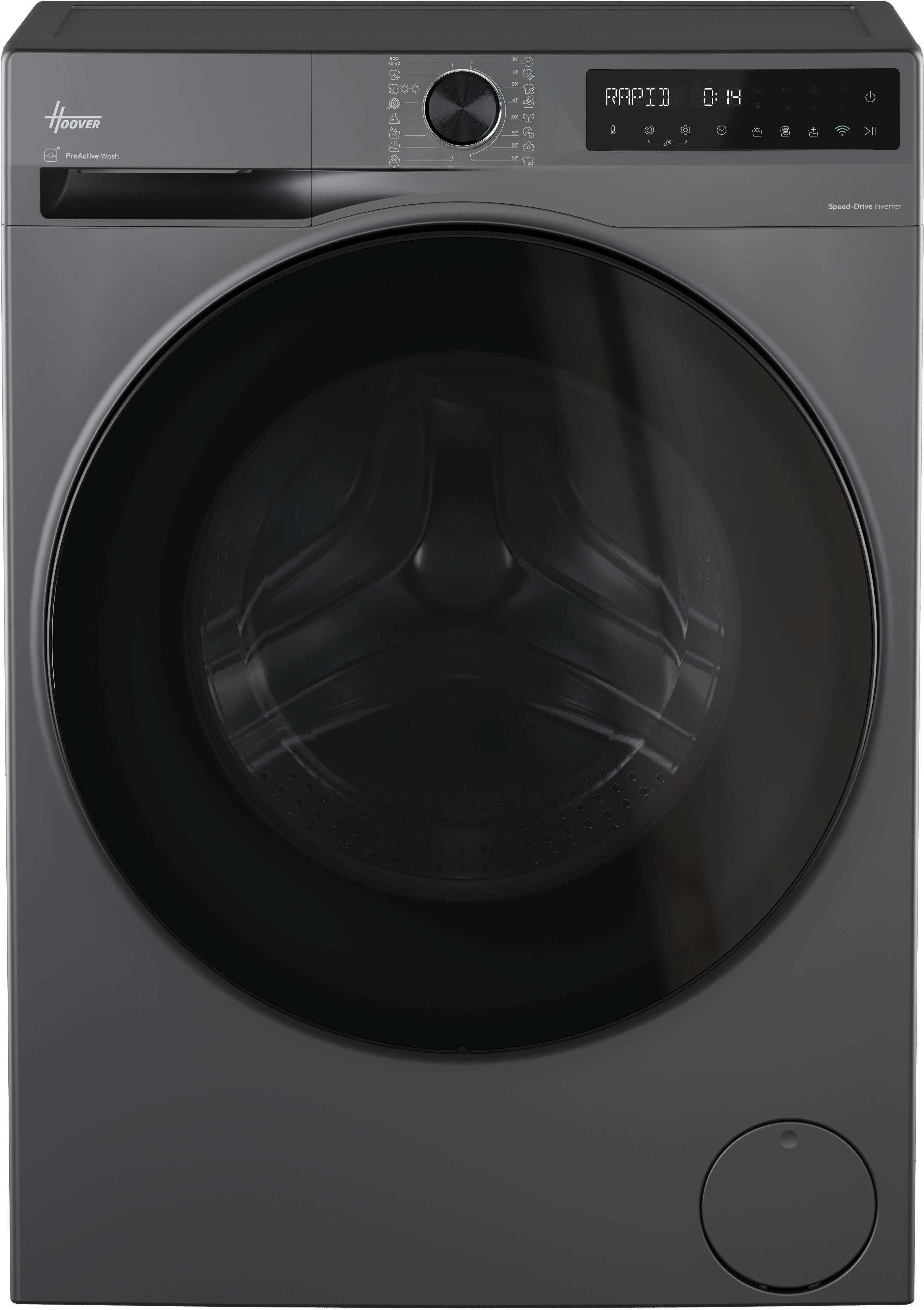 Hoover HBWP 6106BL8G-80 10kg+6kg Washer Dryer 1600 RPM Graphite